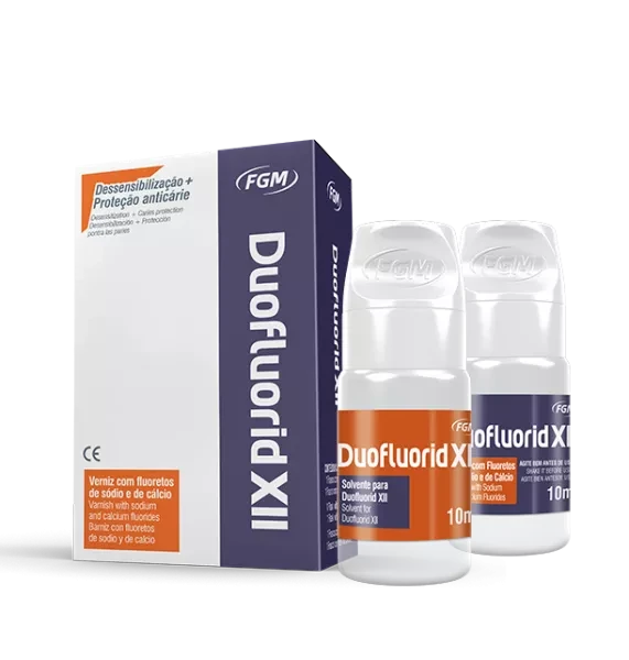 Duofluorid XII (Дуофлорид 12) лак для зубів 10 мл + 10 мл - лак для зубів із фторидами натрію та кальцію