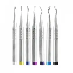 Набір елеваторів кореневих PDL з титановим покриттям для мікрохірургії DE-366 7 шт.