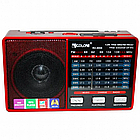 Радіоприймач 3в1, з LED-ліхтариком, МР3-плеєром, GOLON RX-8866, Червоний / Портативне радіо, фото 2