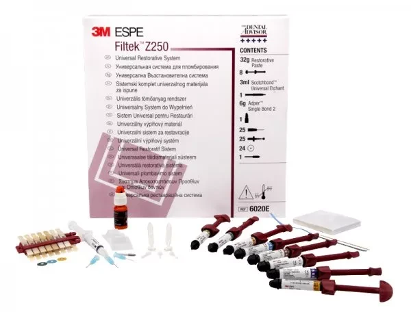 Філтек (Filtek) Z250 3M ESPE набір 8 x 4 г - універсальний мікрогібридний композит, фото 1
