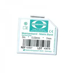 Матрична стрічка металева 0.3 х 7 мм Hahnenkratt (Ханедрат)