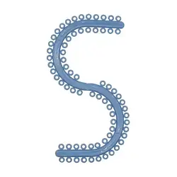 Сепаратори, лігатури еластичні на модулі F632-01 70шт.