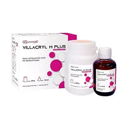 Villacryl H Plus (Вілакріл) пластмаса гарячої полімеризації 300 г + 150 мл