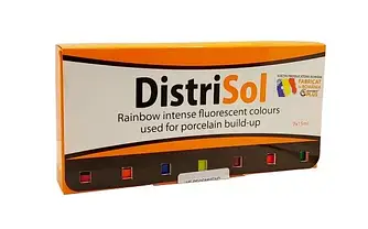 Барвник для кераміки флуоресцентний Distrisol 7 x 15 мл