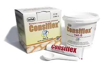 Консифлекс (Consiflex) стоматологічний сліпочний матеріал, набір (база тип 0)