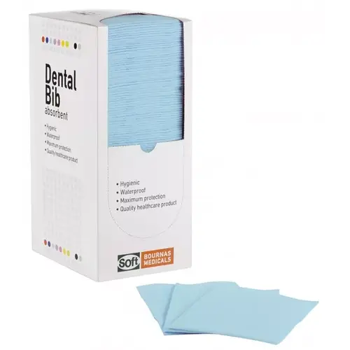 Купить Нагрудники стоматологические BOURNAS MEDICAL (33 х 45см) 500 шт ...