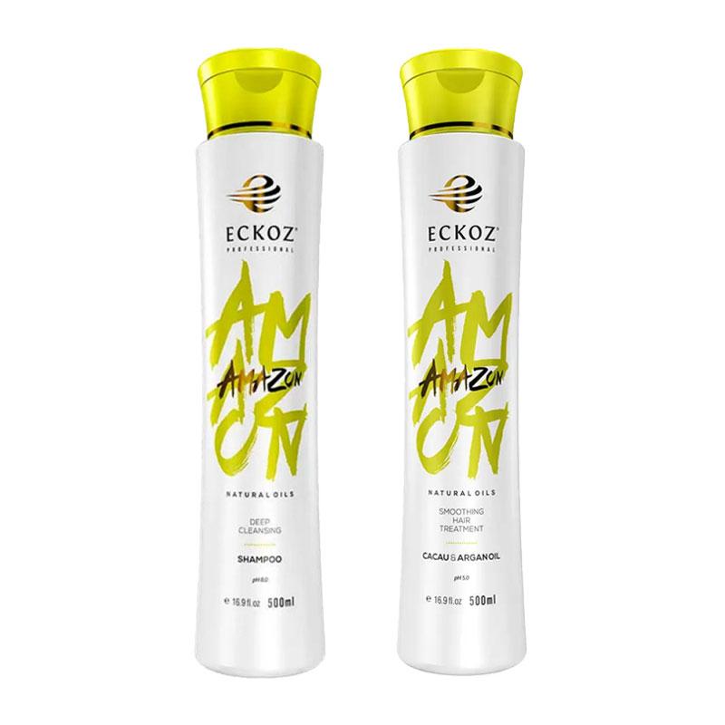 Набір Eckoz Professional Amazon Cacau&Argan Oil шампунь глибокого очищення та кератин