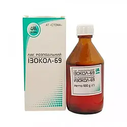 Лак роздільний Ізокол — 69 100 г