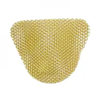 Решетка (сетка) укрепляющая золотая для верхней челюсти