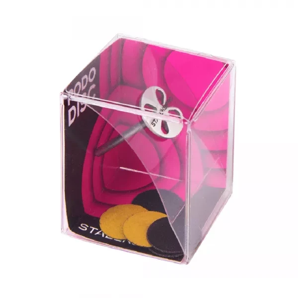 Диск педикюрний Pododisc PDset-15 15 мм і набір змінних файлів 180 гритів 5 шт.