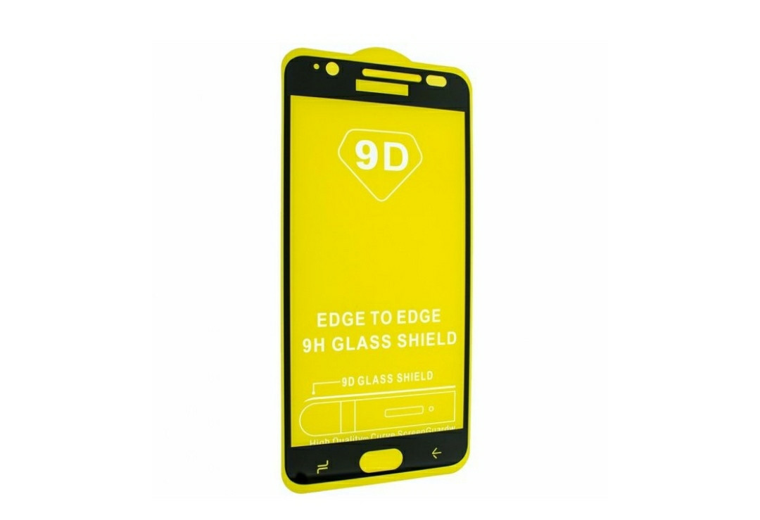 Загартоване захисне скло на Samsung Galaxy J7 2016 / Чорна рамка, фото 1