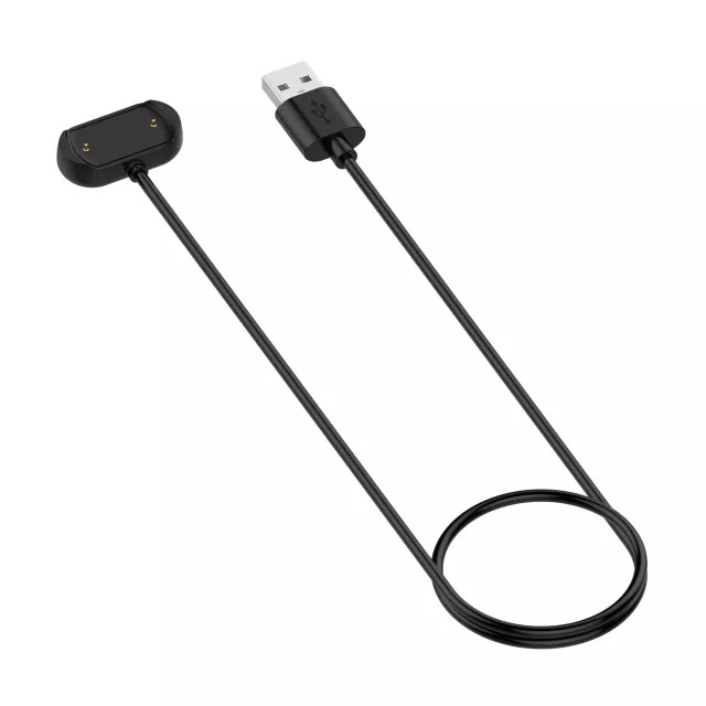 Магнітний USB кабель на годинник Huami Amazfit GTS 4 / Huami Amazfit GTR 4 / 100 см. / Чорний, фото 1