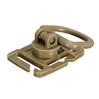 Тактичне D-подібне кільце з кріпленням на пряжку, ремінь, кріплення Molle (хакі)