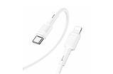 Кабель Hoco. X83 / Type-C - Lightning / для смартфонів / PD20W / 1 метр / Білий, фото 3