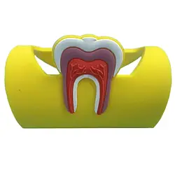 Підставка для візиток і телефона гумова, жовта