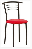 Обеденный кухонный стул Марко Marco black V-27 красный Новый Стиль