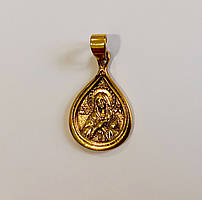 Медальйон Пресвята Богородиця "Розчулення" під золото