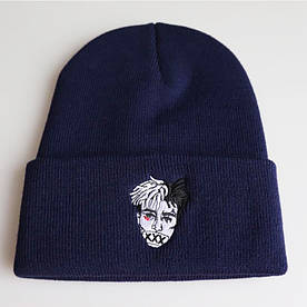 Шапка XXXTentacion Темно Синя