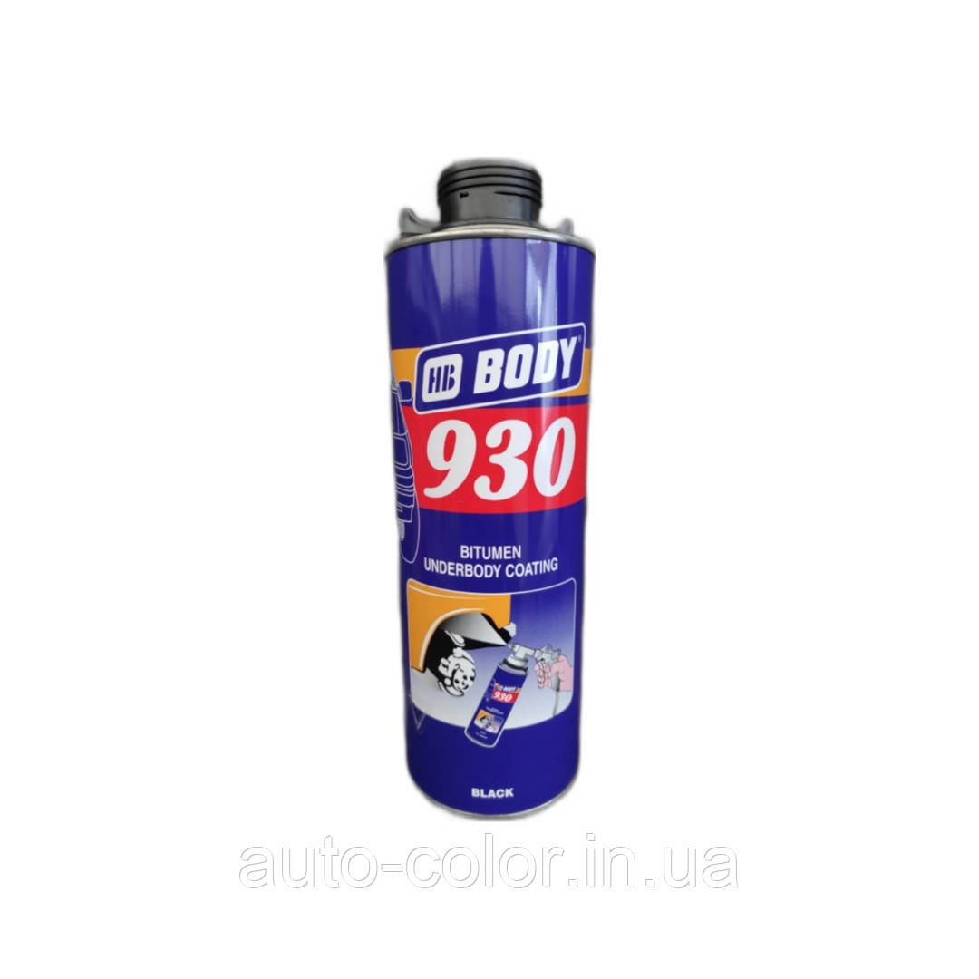 Мастика для днища BODY 930 1L полімерно-бітумна, фото 1