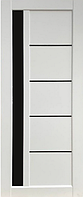 Дверь межкомнатная KDF Grand коллекция Liberti цвет белый мат стекло BLK (грета)