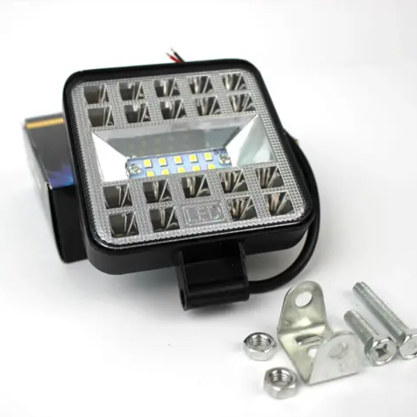 Фара Cyclone квадратна 87W 29LED 8.5 см х 8.5 см х 1.5 см Mini Чорний (KG-6952)