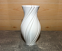 Фигурная декоративная, тонкостенная ваза «Вдавленная спираль»