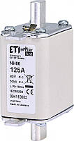 Запобіжник для АКБ 125А ETI NH00 BAT 125A/80V DC плавка вставка 125А 80В 004110083