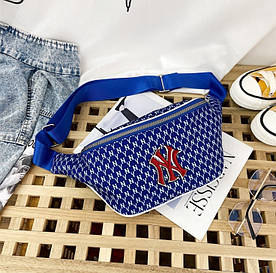 Сумка на пояс Бананка NY Нью йорк Янкіс Нью-Йорк Янкіз New York Yankees синя