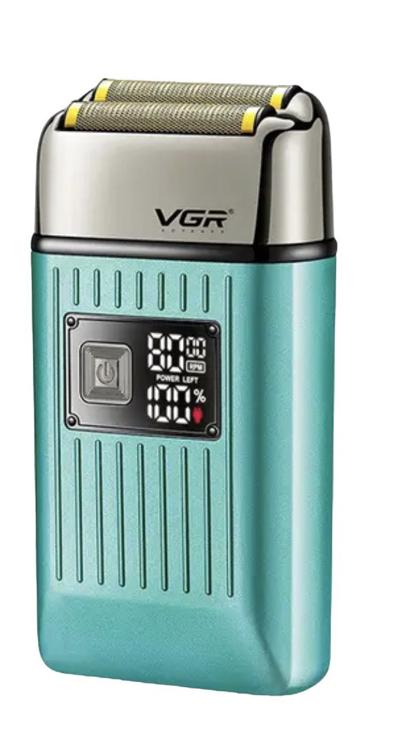 Електробритва (шейвер) VGR Foil Shaver IPX 6 turquoise V-357