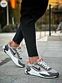 Мужские очень удобные серые кроссовки Nike на каждый день, стильные мужские кроссовки Nike весна - лето