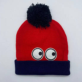 Шапка Качечка Розмір 2-9 років Червоний з Чорним