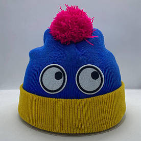 Шапка Качечка Розмір 2-9 років Синій з Жовтим