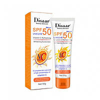 Крем сонцезахисний Disaar Vitamin C Refreshing SPF 50 PA +++ Sunscreen, 50 г