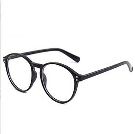 Окуляри іміджеві в чорній оправі