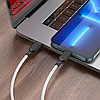 Кабель для зарядки Type-C-Lightning Apple iPhone HOCO X90 100см |2.4A| Білий, фото 4