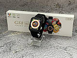 Розумний смарт-годинник Smart Watch GS8 Mini 41 mm смарт-годинник з магнітною зарядкою і функцією дзвінка чорний, фото 6