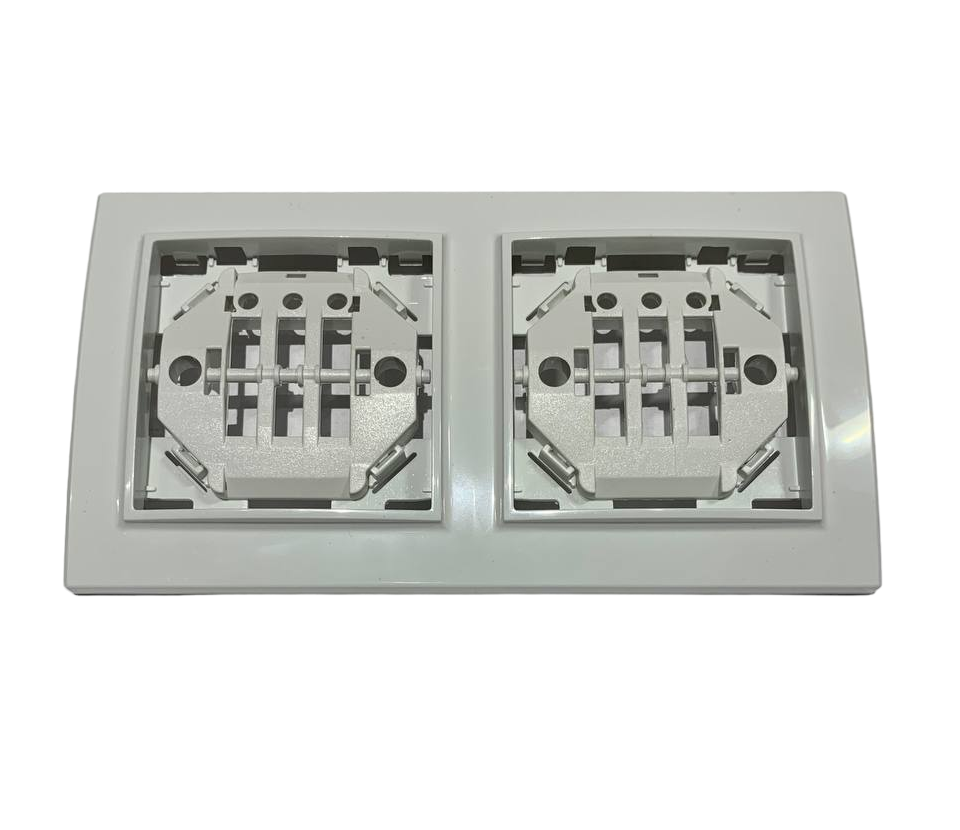 Рамка 2-а горизонтальна біла COMFORT ТМ LUMANO