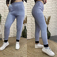 Комфортные женские брюки, ткань "Травка" 46 размер