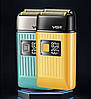 Електробритва (шейвер) VGR Foil Shaver IPX 6 turquoise V-357, фото 6