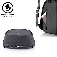 Жіночий рюкзак міський протикрадій XD Design Bobby Elle Black (чорний), фото 8