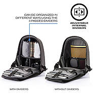 Рюкзак міський протикрадій XD Design Bobby Pro Black (чорний), фото 5