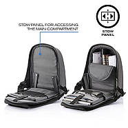 Рюкзак міський протикрадій XD Design Bobby Pro Black (чорний), фото 6