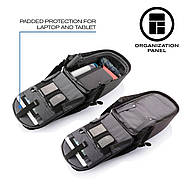 Рюкзак міський протикрадій XD Design Bobby Pro Black (чорний), фото 7