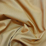 Котон джинс діагональ однотон пісочний, фото 5