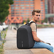 Рюкзак міський протикрадій XD Design Bobby Hero Black (чорний), фото 10