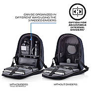 Рюкзак міський протикрадій XD Design Bobby Hero XL Navy (темно-синій), фото 7