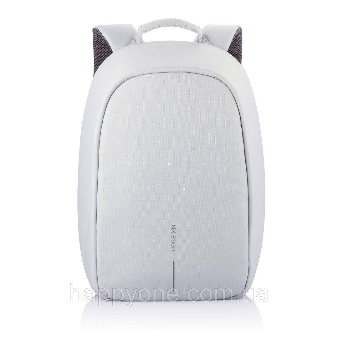 Рюкзак міський протикрадій XD Design Bobby Hero Spring Light Grey (світло-сірий), фото 1
