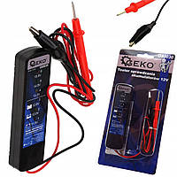 Тестер для проверки аккумулятора 12В Geko G80030