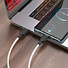Кабель для зарядки Type-C to Type-C HOCO X90 100см |2.4A| Білий, фото 4