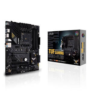 Материнcкая плата ASUS TUF GAMING B550-PLUS sAM4 B550 4xDDR4 M.2 HDMI-DP ATX